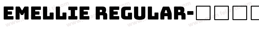 Emellie Regular字体转换